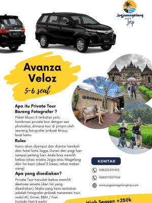 Private Trip Jogja Bareng Fotografer avanza