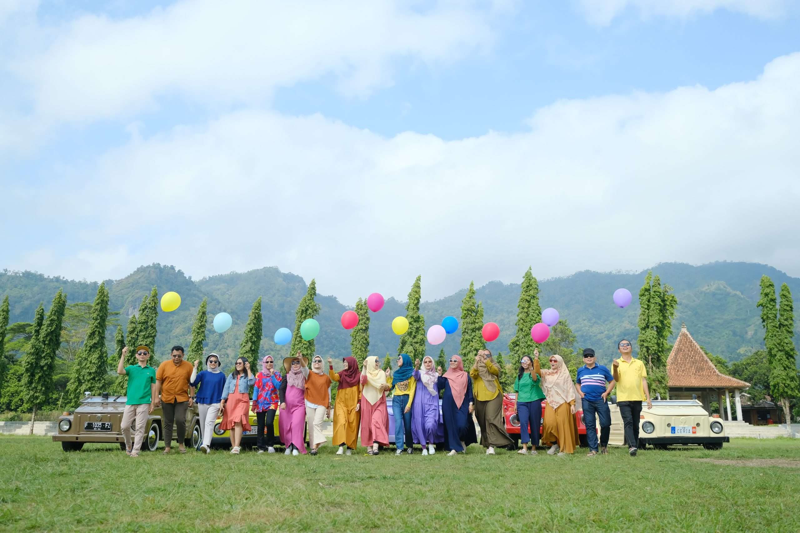 Gathering Naik VW Safari Borobudur Magelang Jawa Tengah